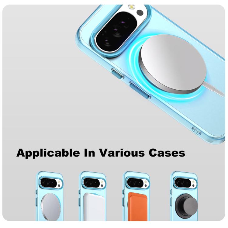 For Google Pixel 10 Pro XL IMAK Candy Series Shockproof MagSafe Phone Case(Blue)