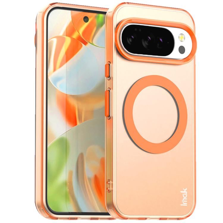 For Google Pixel 10 Pro XL IMAK Candy Series Shockproof MagSafe Phone Case(Orange)