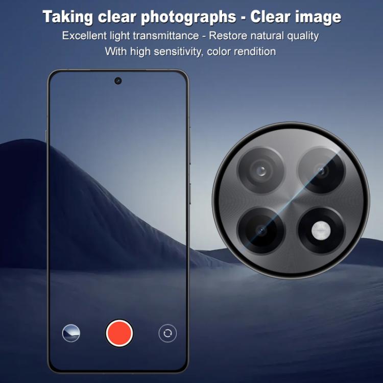 For OnePlus Ace 5 / Ace 5 Pro imak HD Glass Rear Camera Lens Film, Self-positioning Version