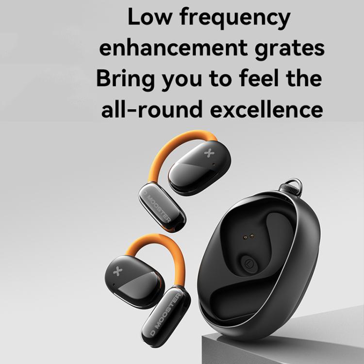 Dmooster D72 OWS Ear-Mounted ANC Noise Reduction Bluetooth Earphones(Black)