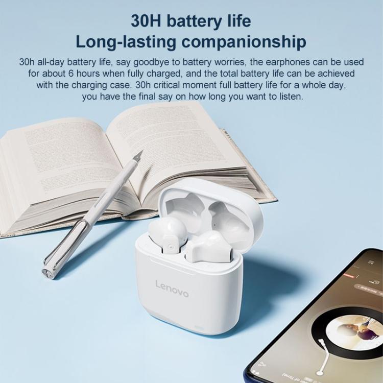 Original Lenovo TC3302 Wireless Bluetooth 5.3 Earphones(White)