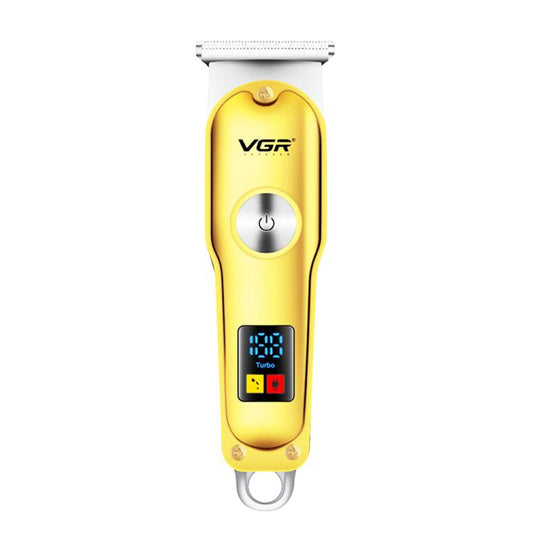 VGR V-290 Portable Mini USB Electric Hair Clipper with Digital Display(Gold)