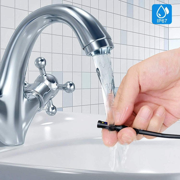 5.5mm 1080P IP68 Waterproof 4.3 inch Screen Single Camera Digital Endoscope, 7m, 5m, 2m