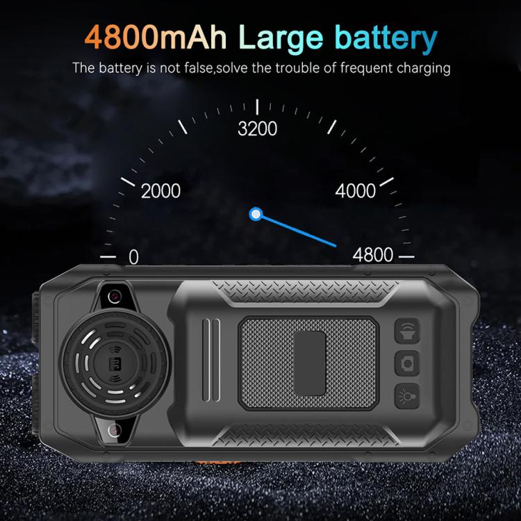 UNIWA M6000 Big Speaker Keypad Phone, 2.4 inch, Dual Flashlights, 21 Keys, SOS, FM, 4 SIM, GSM, Plug:US Plug(Green)