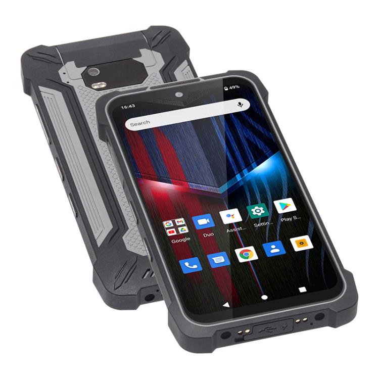 UNIWA P551 Handheld PDA Rugged Phone, 4GB+64GB, 5.5 inch Android 11 Mediatek MT6765 Helio P35 Octa Core, Network: 4G, Plug:US Plug(Grey)