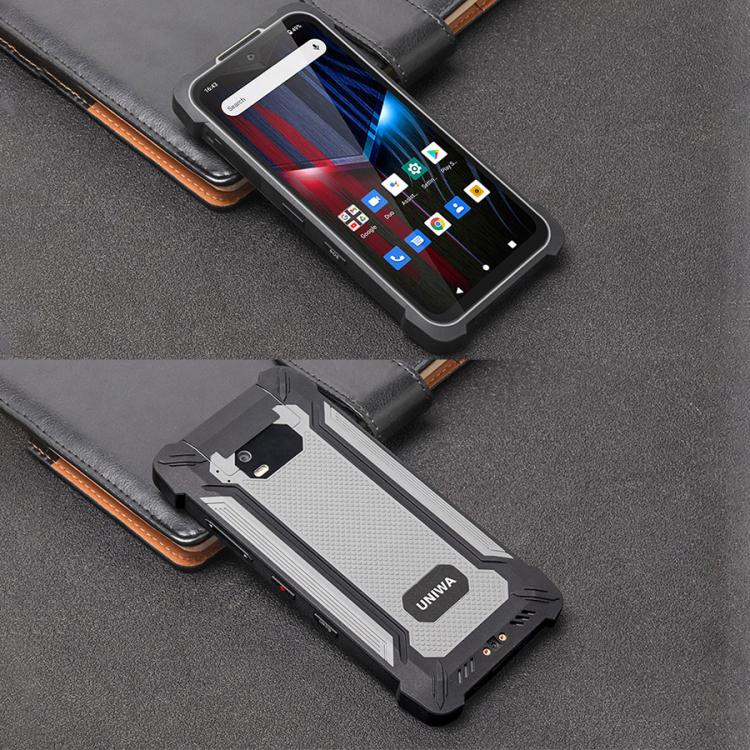UNIWA P551 Handheld PDA Rugged Phone, 4GB+64GB, 5.5 inch Android 11 Mediatek MT6765 Helio P35 Octa Core, Network: 4G, Plug:US Plug(Grey)