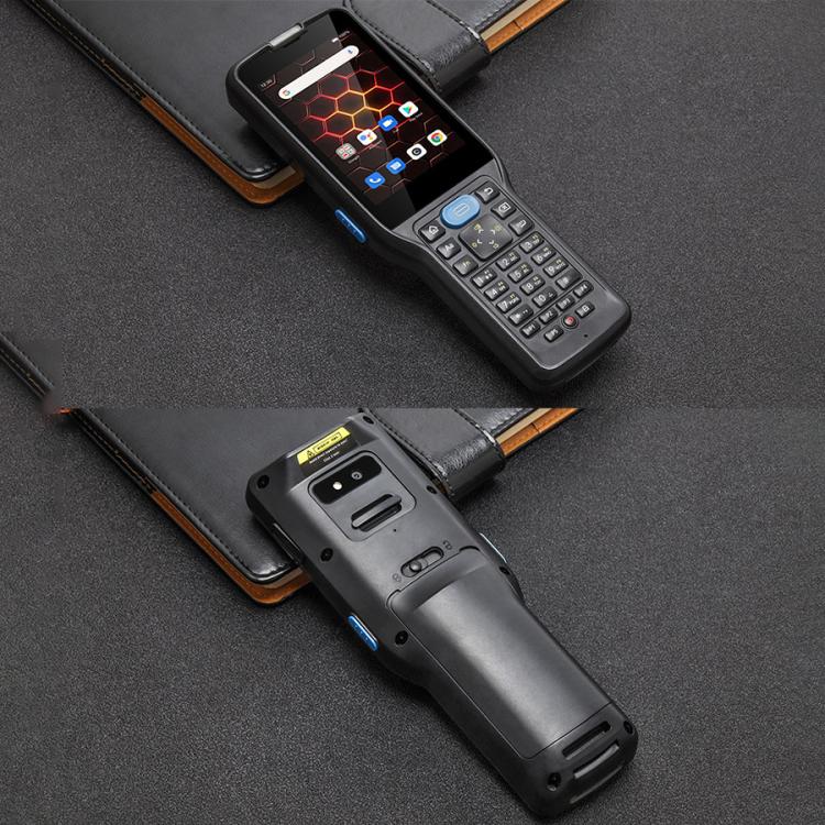UNIWA V350 Handheld Rugged 2D Barcode Scanner, 4GB+64GB, 3.5 inch Android 12 Mediatek MT6761 Quad Core, T9 Keyboard, NFC, Network: 4G, Plug:UK Plug(Black)