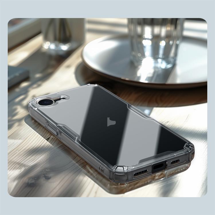For iPhone 16e NILLKIN Ultra Clear PC + TPU Phone Case(Transparent)