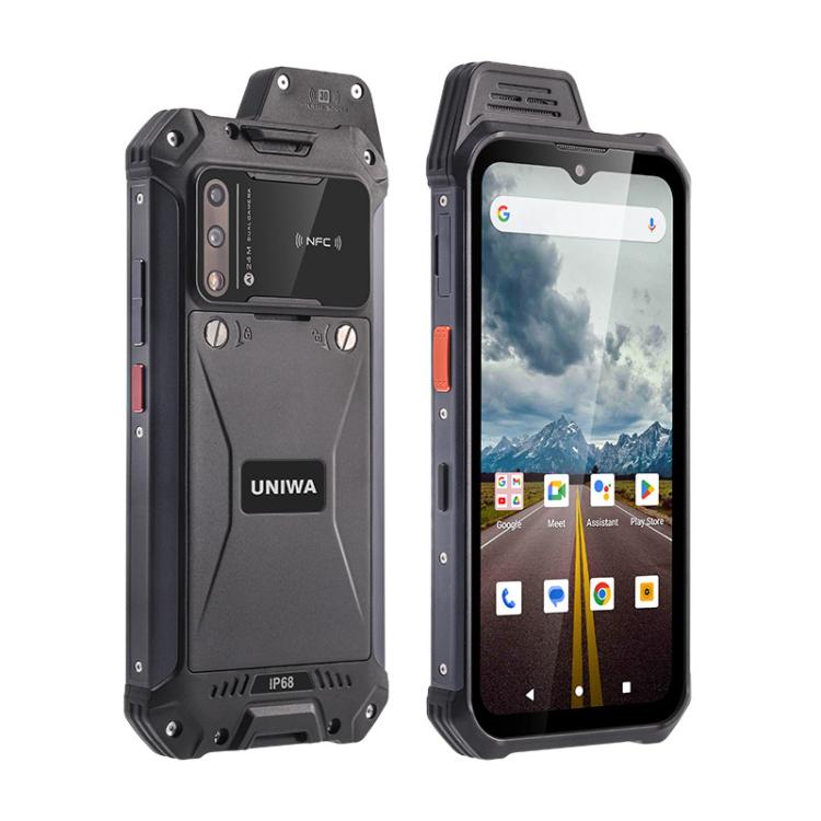 UNIWA W999 Rugged Phone, 8GB+128GB, 6.3 inch Android 13 Mediatek MT6789 Helio G99 Octa Core, NFC, Network: 4G, Plug:US Plug(Black Orange)