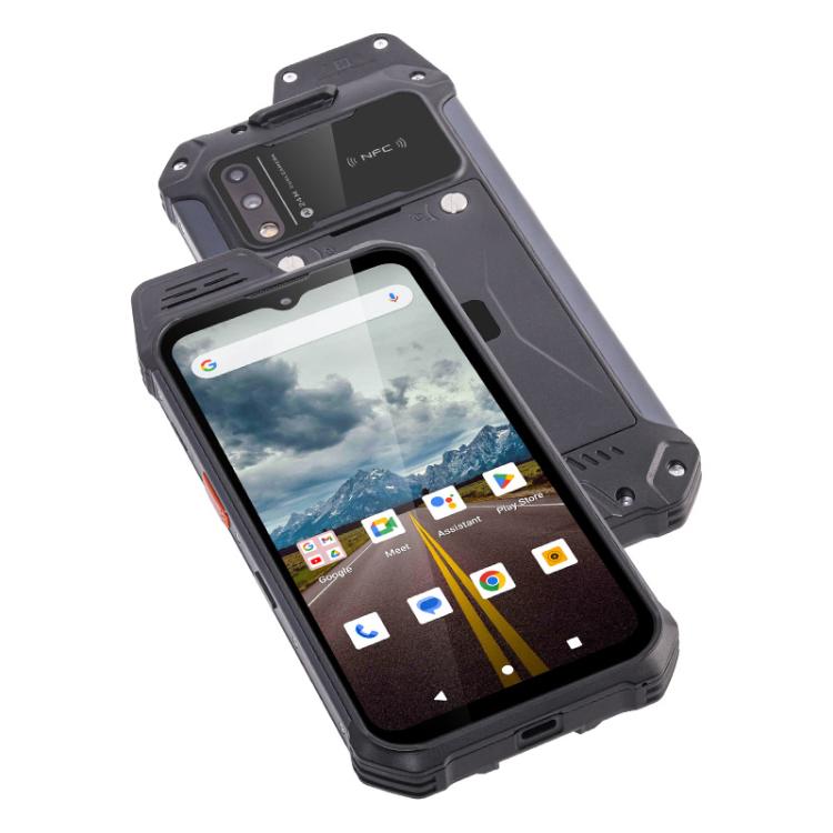 UNIWA W999 Rugged Phone, 8GB+128GB, 6.3 inch Android 13 Mediatek MT6789 Helio G99 Octa Core, NFC, Network: 4G, Plug:UK Plug(Black)