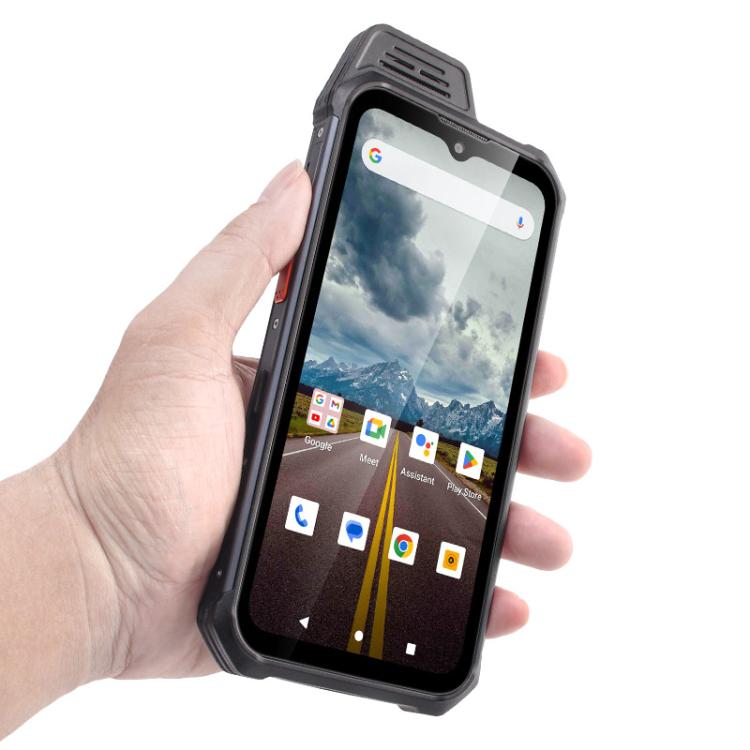 UNIWA W999 Rugged Phone, 8GB+128GB, 6.3 inch Android 13 Mediatek MT6789 Helio G99 Octa Core, NFC, Network: 4G, Plug:AU Plug(Black Orange)