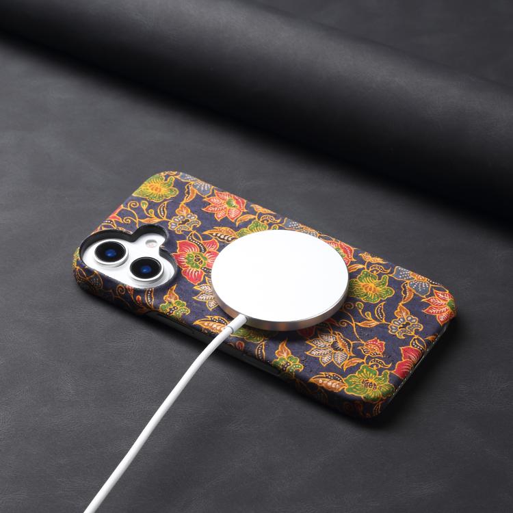 For iPhone 16 Plus Denior A16 Flower Language Series MagSafe PC Phone Case(Classical Flower)