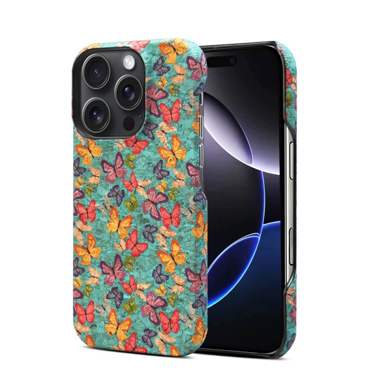 For iPhone 16 Pro Max Denior A16 Flower Language Series MagSafe PC Phone Case(Butterflies)