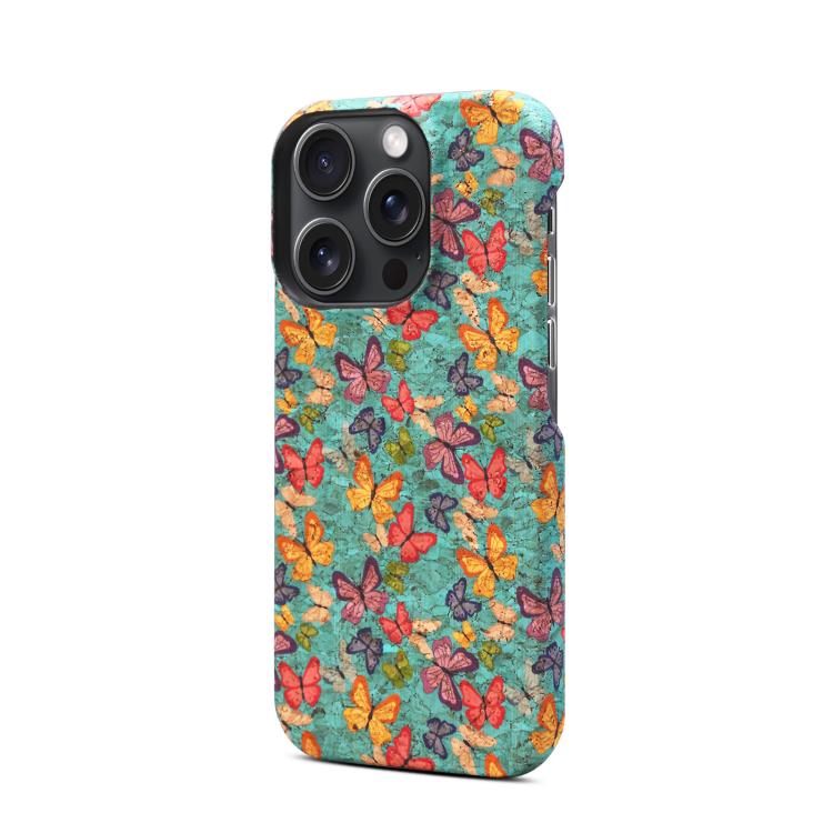For iPhone 16 Pro Max Denior A16 Flower Language Series MagSafe PC Phone Case(Butterflies)