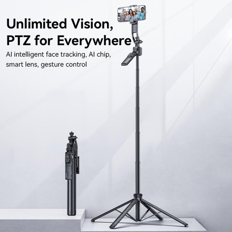 Yesido SF23 Face Tracking Tripod Bluetooth Selfie Stick(Black)