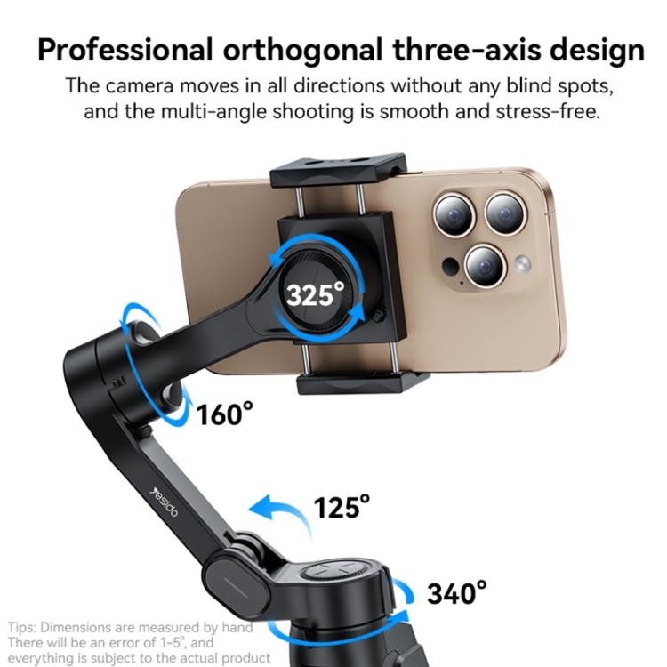 Yesido SF27 3 Axis Handheld Shooting Stabilizer(Black)