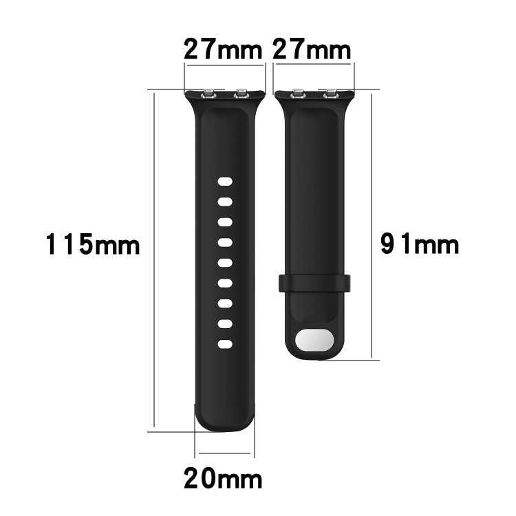 Replace Silicone Strap, For OPPO Watch 41mm, For OPPO Watch 46mm