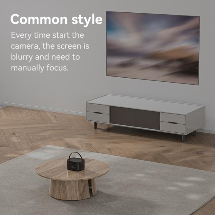 Yesido TV13 1280x720P 190ANSI Android 9.0 Series Smart Projector, Plug:EU Plug(Beige)