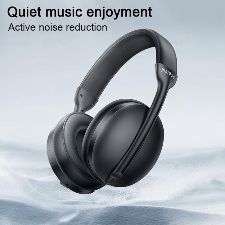 Yesido EP08 ANC Noise Reduction Bluetooth Headphones(Black)