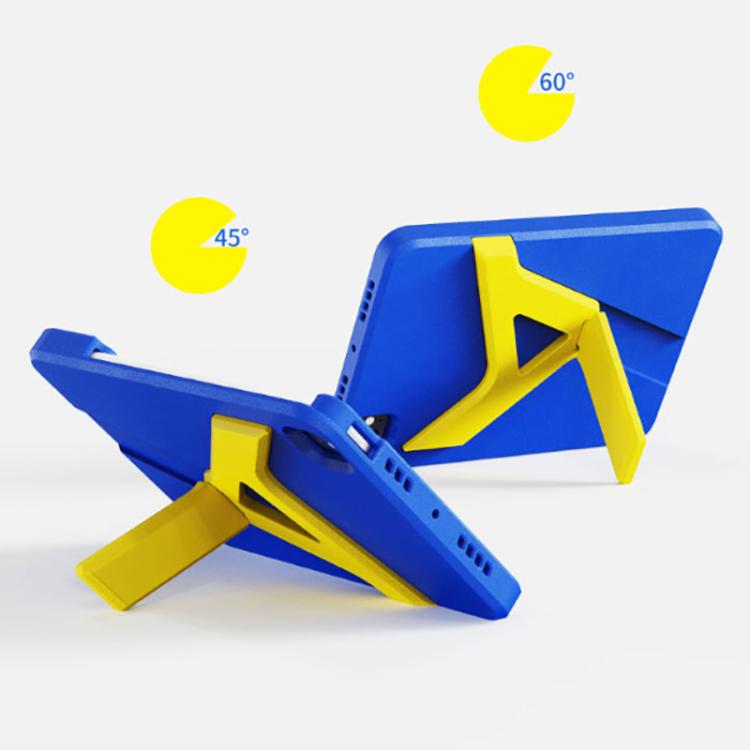 For iPad Pro 11 2025 / 2024 YOYOISLES Air Rum Series EVA Tablet Case(Blue Yellow)