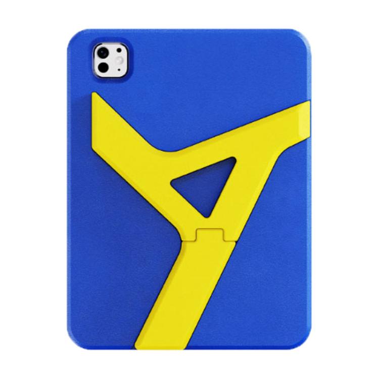 For iPad Pro 11 2025 / 2024 YOYOISLES Air Rum Series EVA Tablet Case(Blue Yellow)