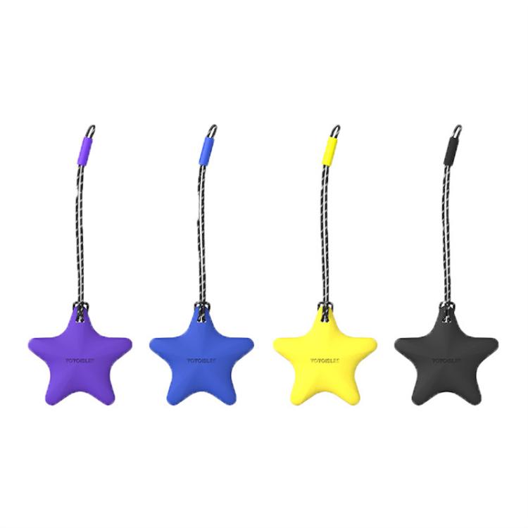 For AirTag 2nd Gen / AirTag 1st Gen 4pcs YOYOISLES Air Stars Series EVA Keychain Locator Protective Case