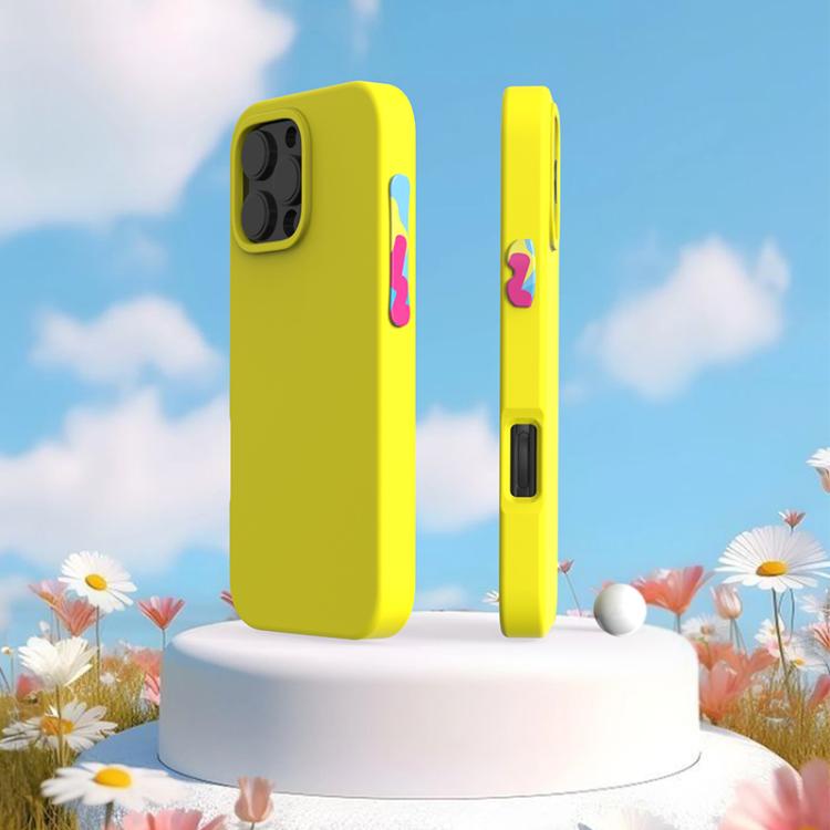 For iPhone 16 Pro Max YOYOISLES Air Tec Series EVA Phone Case(Yellow)