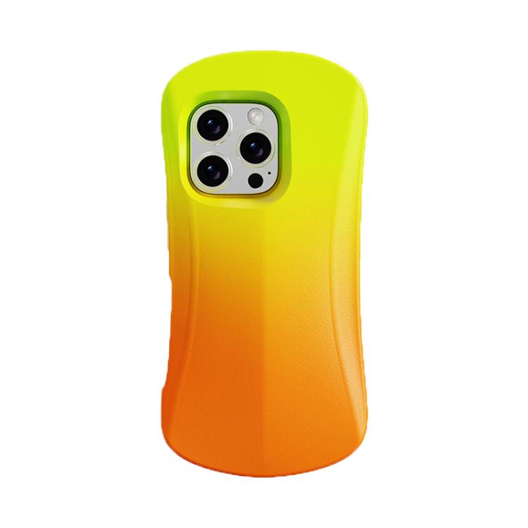 For iPhone 16 Pro Max YOYOISLES Ocean Series EVA Curved Phone Case(Orange Yellow)