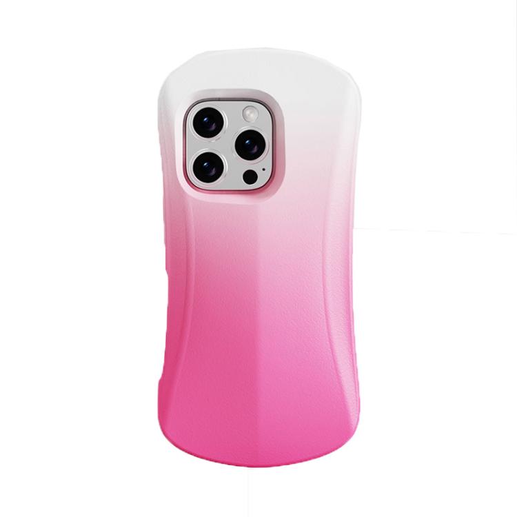 For iPhone 16 Pro YOYOISLES Ocean Series EVA Curved Phone Case(Pink White)