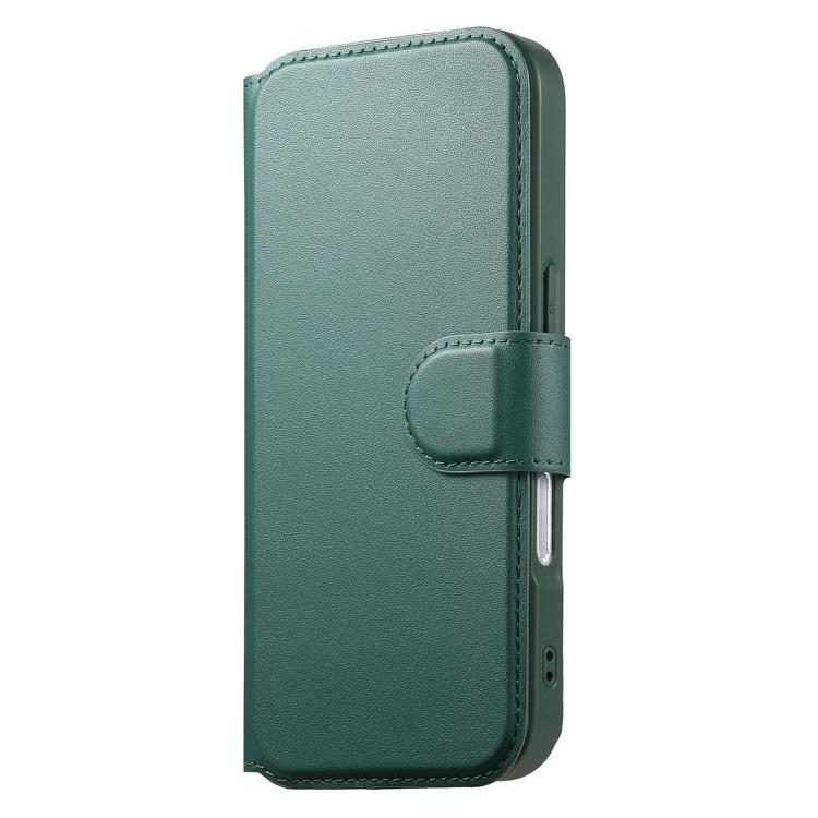 For iPhone 16 Pro Max CaseNeo Finger Grip Strap MagSafe Leather Phone Case(Green)
