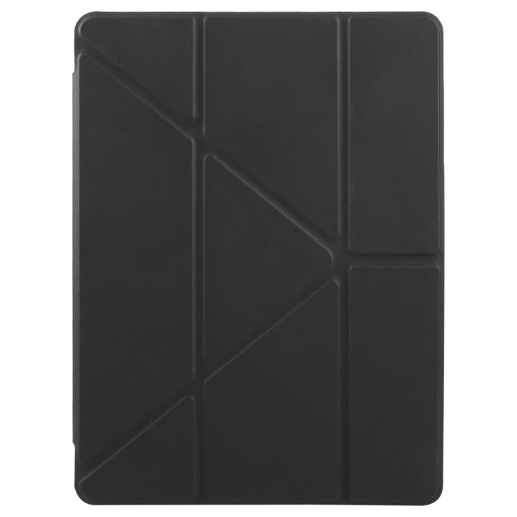 For iPad mini 6 / mini 2024 ZGA Genre Series Y-Fold Leather Tablet Case with Pen Slot(Black)