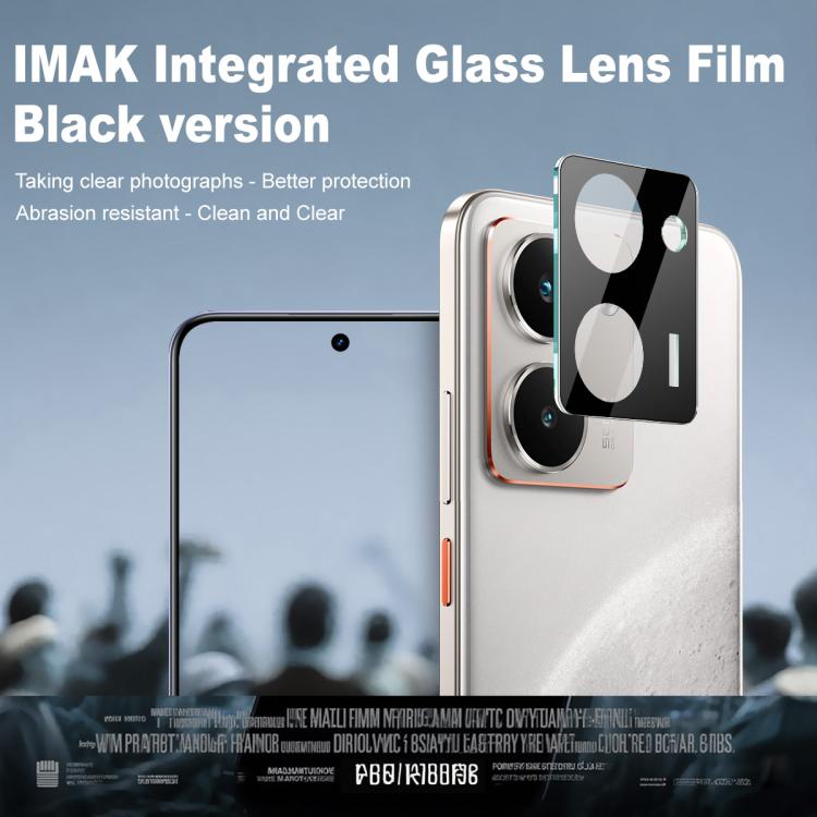 For Realme P3 Ultra 5G imak High Definition Integrated Glass Lens Film Black Version