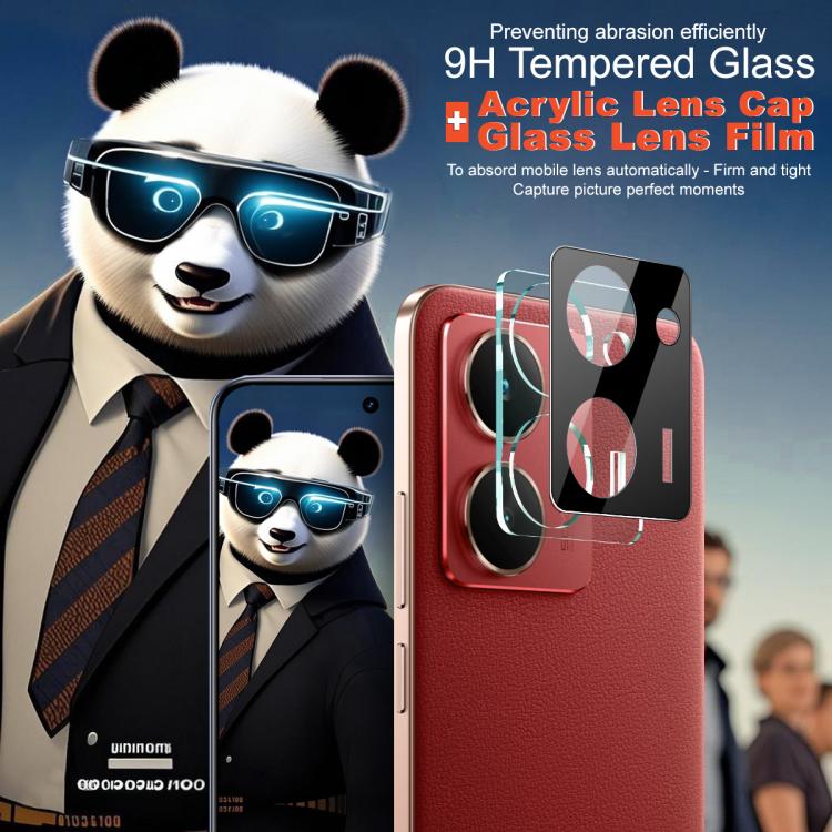 For Realme P3 Ultra 5G imak High Definition Integrated Glass Lens Film Black Version