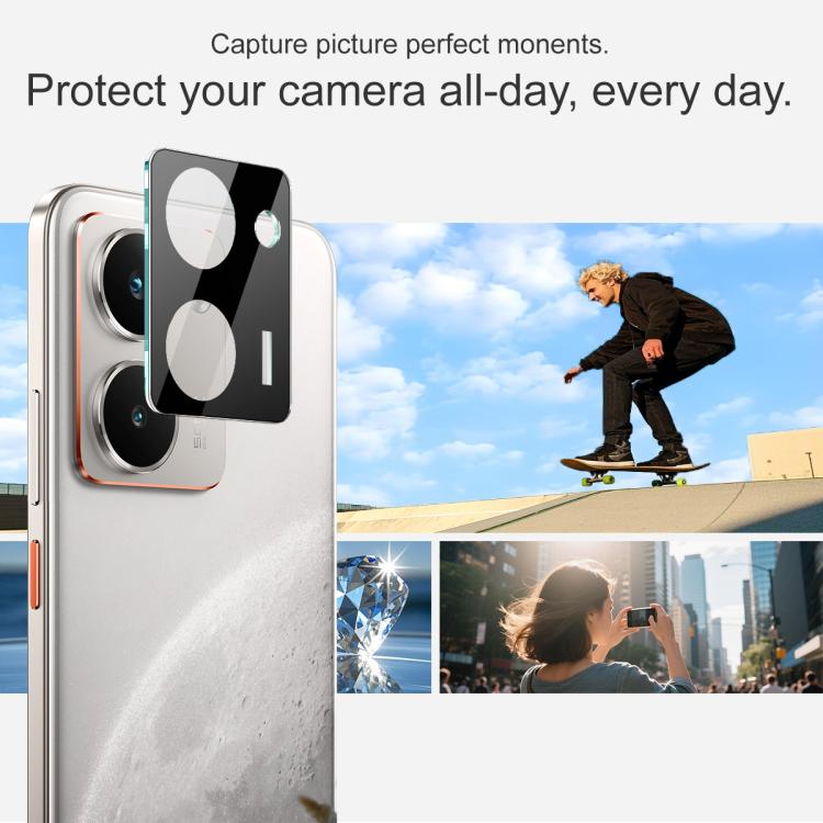 For Realme P3 Ultra 5G imak High Definition Integrated Glass Lens Film Black Version