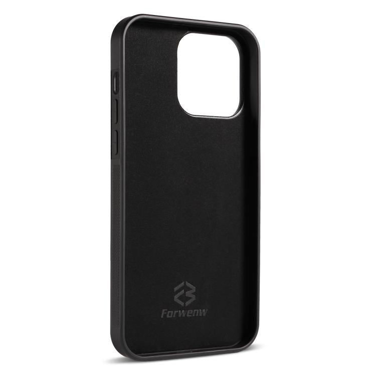 For iPhone 14 Pro Max Forwenw F5 Series Integrated Card Bag Phone Case(Green)