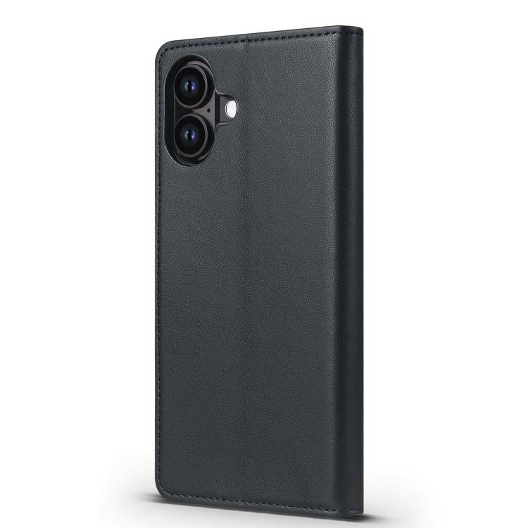 For iPhone 16 Plus Forwenw F6 Series RFID Leather Phone Case(Black)