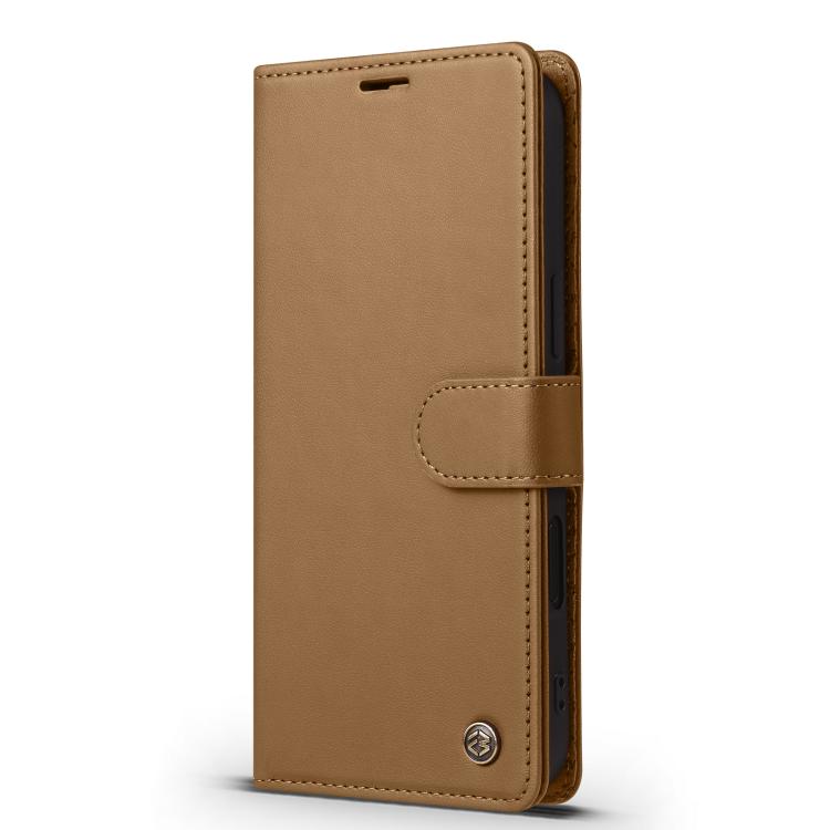 For iPhone 16 Forwenw F6 Series RFID Leather Phone Case(Brown)