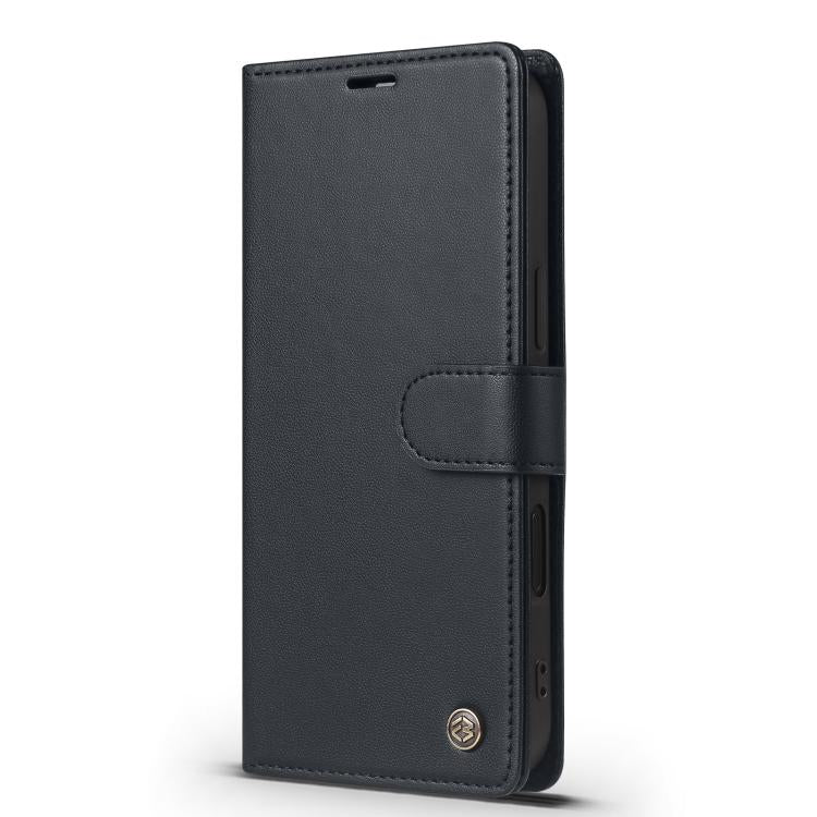 For iPhone 16 Forwenw F6 Series RFID Leather Phone Case(Black)