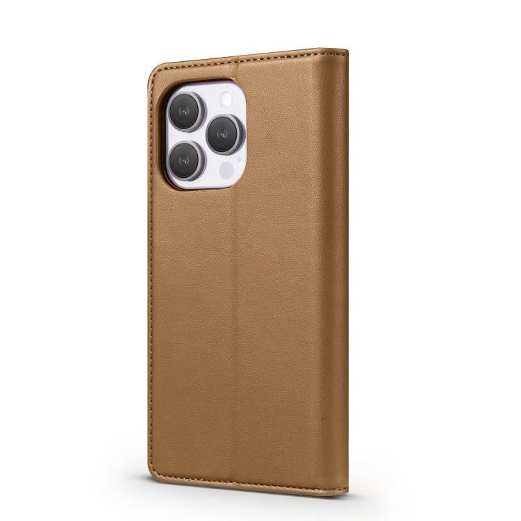 For iPhone 15 Pro Max Forwenw F6 Series RFID Leather Phone Case(Brown)