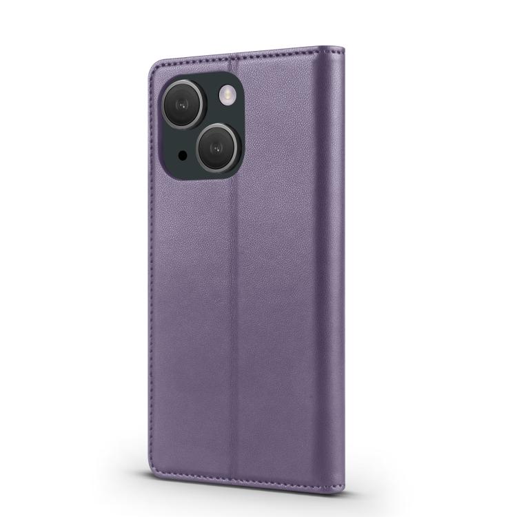 For iPhone 15 Plus Forwenw F6 Series RFID Leather Phone Case(Purple)