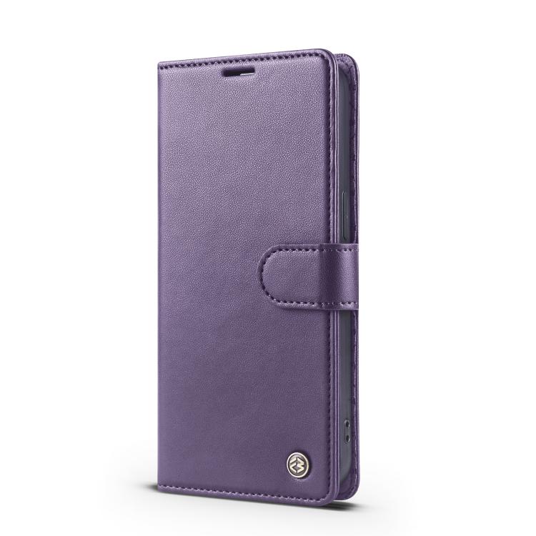 For iPhone 14 Plus Forwenw F6 Series RFID Leather Phone Case(Purple)