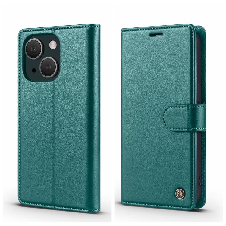 For iPhone 14 Forwenw F6 Series RFID Leather Phone Case(Green)