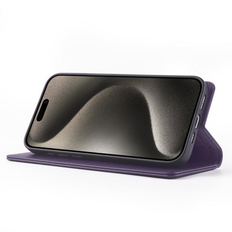 For iPhone 14 Pro Forwenw F6 Series RFID Leather Phone Case(Purple)