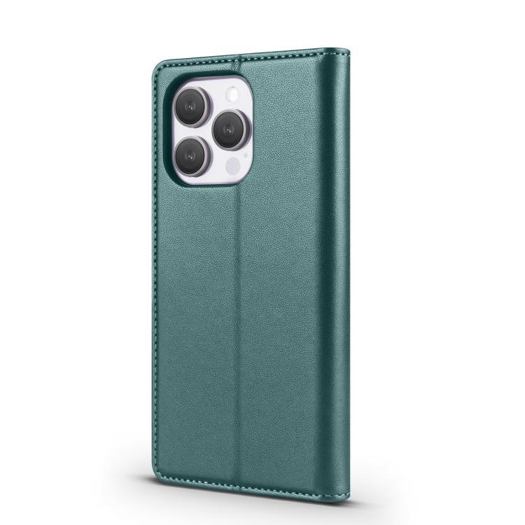 For iPhone 14 Pro Max Forwenw F6 Series RFID Leather Phone Case(Green)