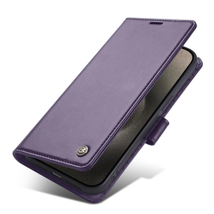 For iPhone 13 Forwenw F6 Series RFID Leather Phone Case(Purple)