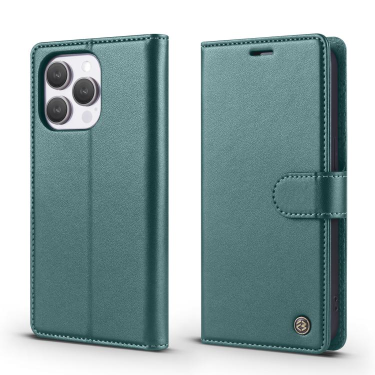For iPhone 12 / 12 Pro Forwenw F6 Series RFID Leather Phone Case(Green)