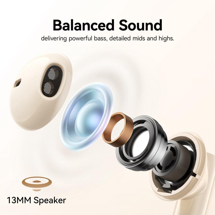 JOYROOM Jpods JR-PB3 True Wireless Earphones(Beige)
