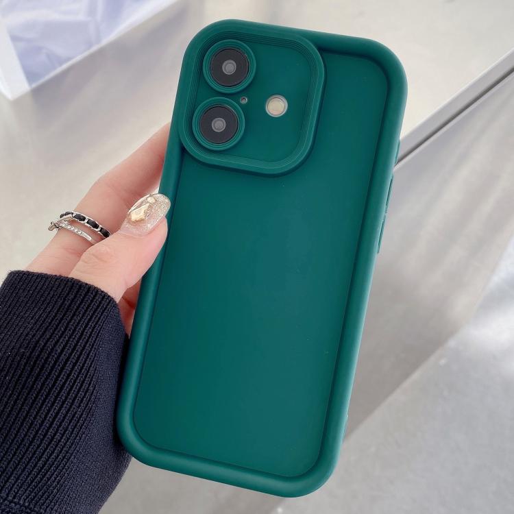 Shockproof Frame Frosted Precise Hole TPU Phone Case, For iPhone 16 Pro, For iPhone 16 Plus, For iPhone 16
