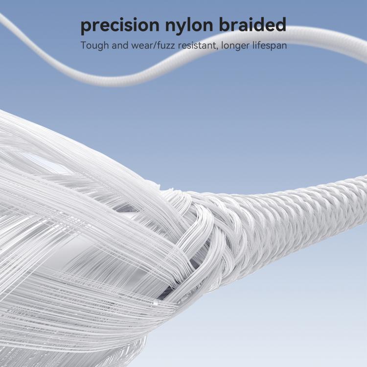 JOYROOM S-A28 Flash Series 60W 480Mbps Fast Charging Data Cable, Type-C to 8 Pin Cable, Length: 2m(White)