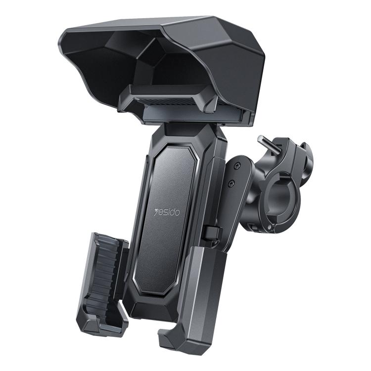 Yesido C331 360 Degree Adjustment Mechanical Locking Bicycle Phone Holder(Black)